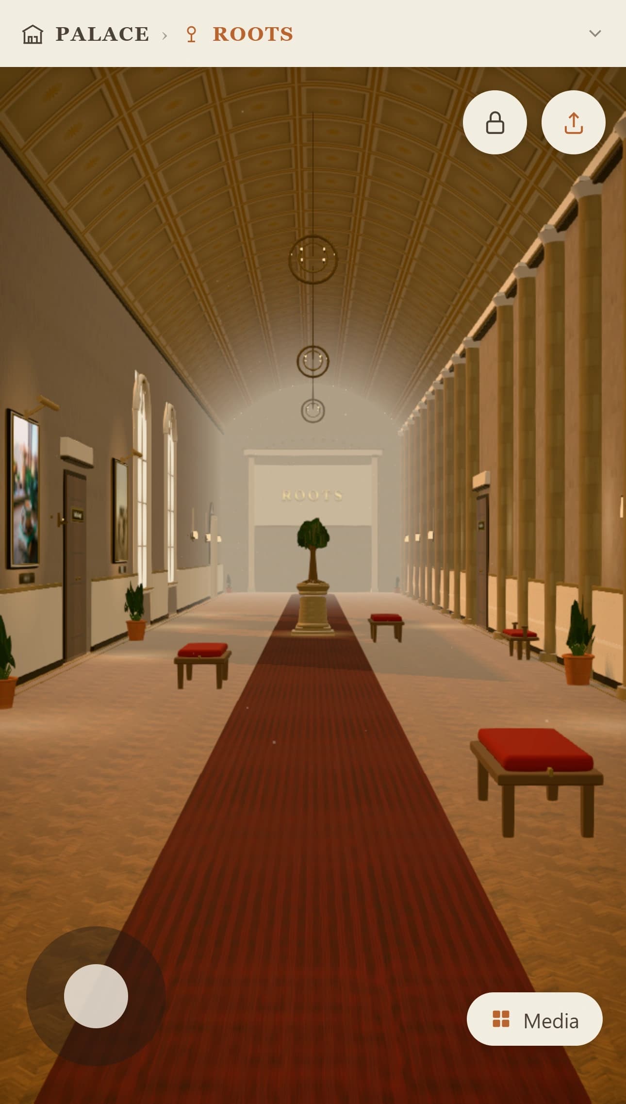 Screenshot from The Memory Palace app 2/7