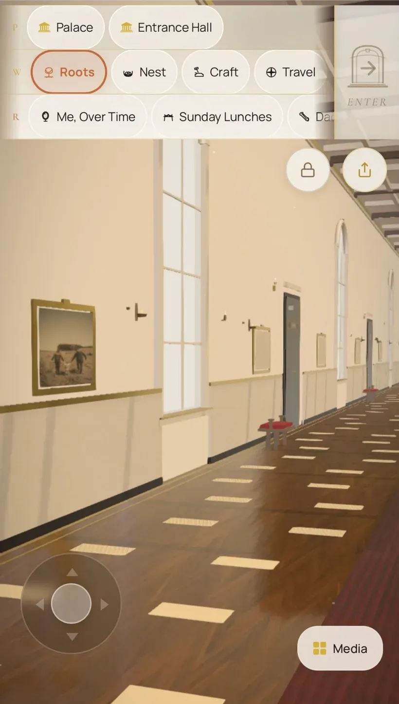 Screenshot from The Memory Palace app 2/7