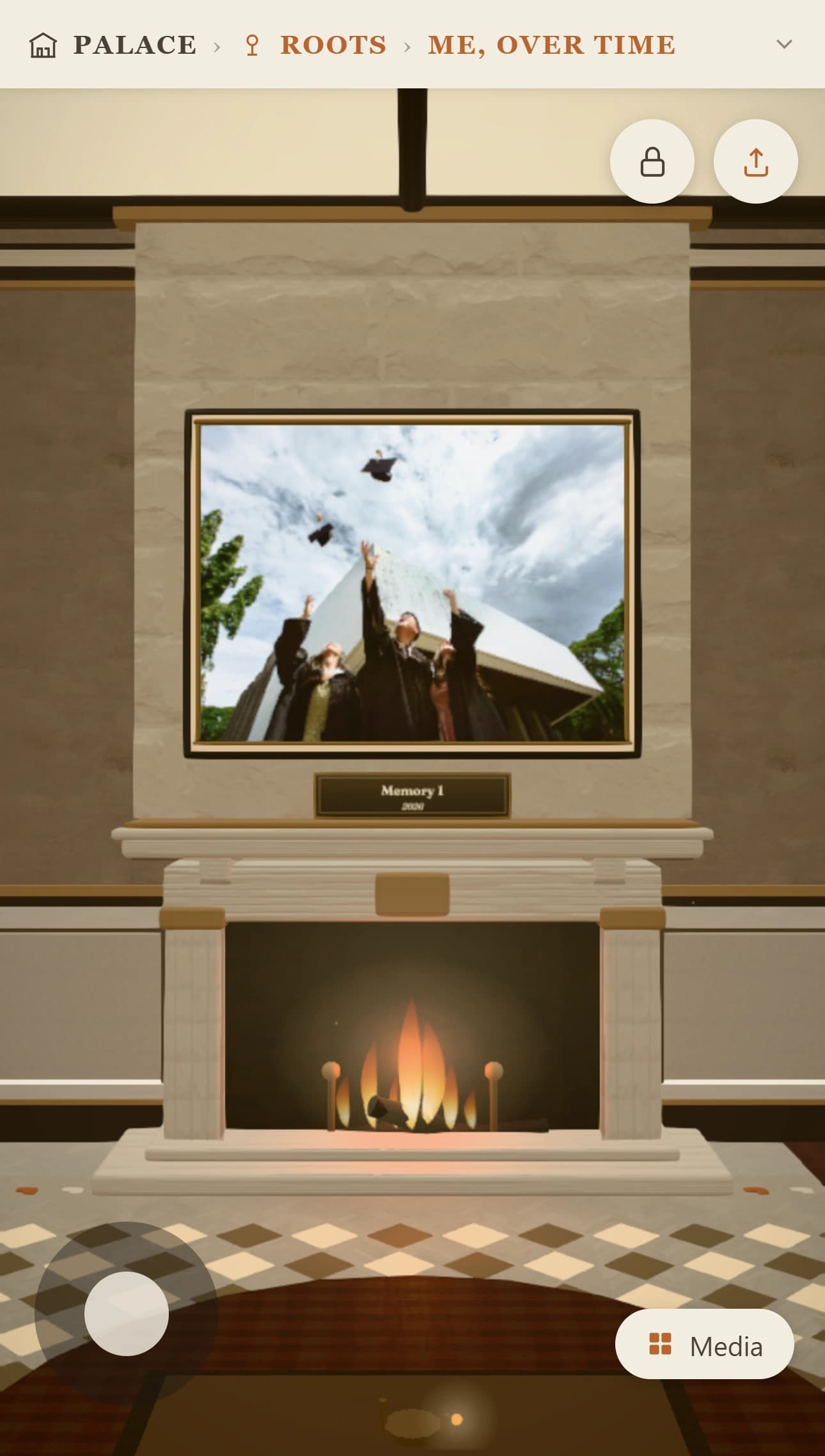 Screenshot from The Memory Palace app 3/7