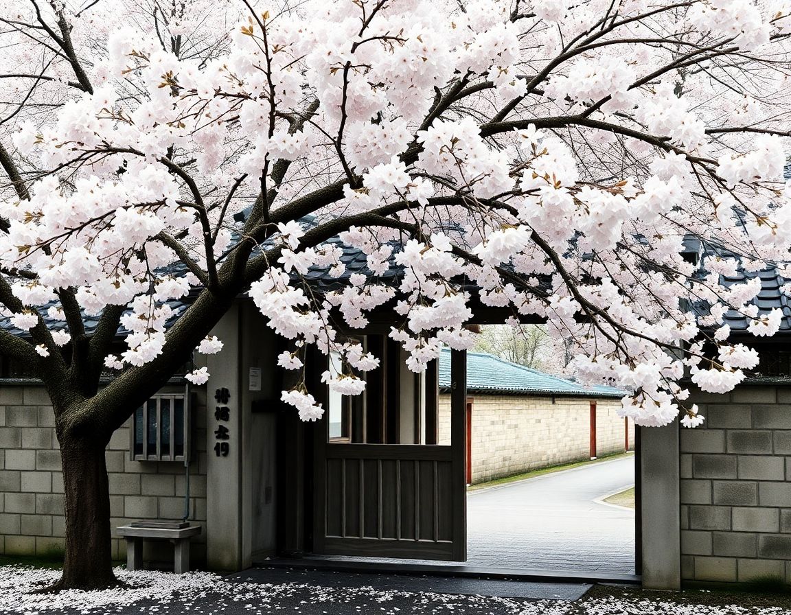 Palace imagery — blossom gate