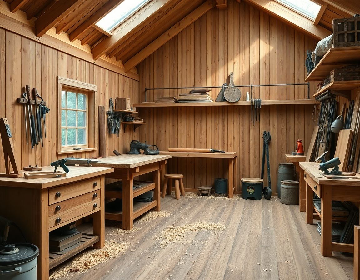 Palace imagery — wood workshop